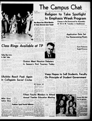 The Campus Chat (Denton, Tex.), Vol. 34, No. 12, Ed. 1 Friday, November 3, 1950