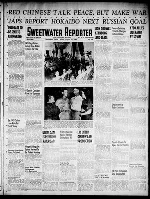 Primary view of object titled 'Sweetwater Reporter (Sweetwater, Tex.), Vol. 48, No. 200, Ed. 1 Friday, August 24, 1945'.
