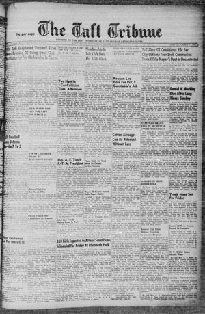 Primary view of object titled 'The Taft Tribune (Taft, Tex.), Vol. 32, No. 1, Ed. 1 Thursday, March 11, 1954'.