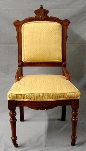 [Eastlake side chair, gold]