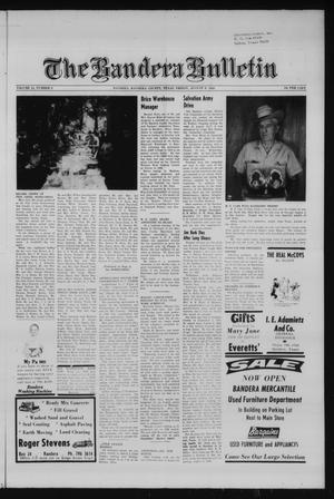 The Bandera Bulletin (Bandera, Tex.), Vol. 24, No. 9, Ed. 1 Friday, August 9, 1968