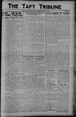 The Taft Tribune (Taft, Tex.), Vol. 2, No. 28, Ed. 1 Thursday, November 9, 1922