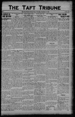 The Taft Tribune (Taft, Tex.), Vol. 1, No. 29, Ed. 1 Thursday, November 17, 1921