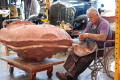 Thumbnail image of item number 1 in: '[Working on a Sculpture #11]'.