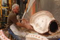 Thumbnail image of item number 1 in: '[Man Working on Sculpture Head #11]'.
