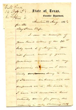 [Correspondence from E.M. Pease to Lucadia Pease]