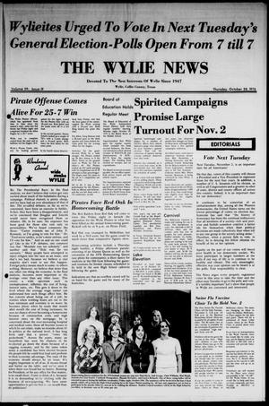 The Wylie News (Wylie, Tex.), Vol. 29, No. 19, Ed. 1 Thursday, October 28, 1976