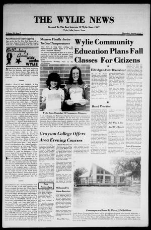 Primary view of The Wylie News (Wylie, Tex.), Vol. 30, No. 7, Ed. 1 Thursday, August 4, 1977