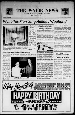 The Wylie News (Wylie, Tex.), Vol. 30, No. 2, Ed. 1 Thursday, June 30, 1977