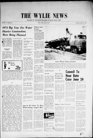 The Wylie News (Wylie, Tex.), Vol. 27, No. 52, Ed. 1 Thursday, June 19, 1975