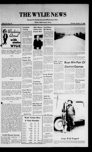 The Wylie News (Wylie, Tex.), Vol. 32, No. 30, Ed. 1 Thursday, January 17, 1980