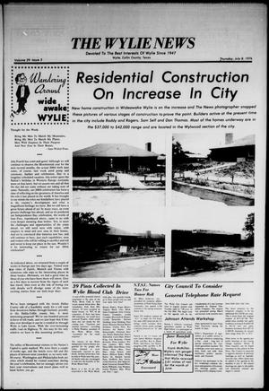 The Wylie News (Wylie, Tex.), Vol. 29, No. 3, Ed. 1 Thursday, July 8, 1976