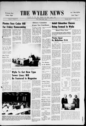 The Wylie News (Wylie, Tex.), Vol. 27, No. 16, Ed. 1 Thursday, October 10, 1974