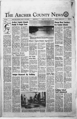 The Archer County News (Archer City, Tex.), Vol. 59TH YEAR, No. 33, Ed. 1 Thursday, August 19, 1976