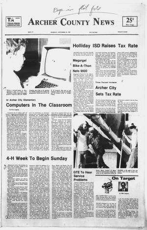 Primary view of object titled 'Archer County News (Archer City, Tex.), No. 39, Ed. 1 Thursday, September 29, 1983'.