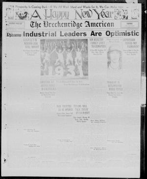 The Breckenridge American (Breckenridge, Tex.), Vol. 11, No. 27, Ed. 1, Thursday, January 1, 1931