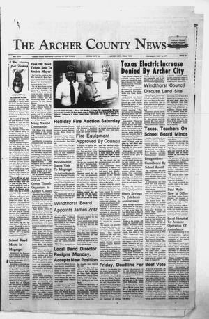 The Archer County News (Archer City, Tex.), Vol. 60, No. 28, Ed. 1 Thursday, July 14, 1977