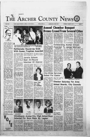 The Archer County News (Archer City, Tex.), Vol. 60, No. 13, Ed. 1 Thursday, March 31, 1977