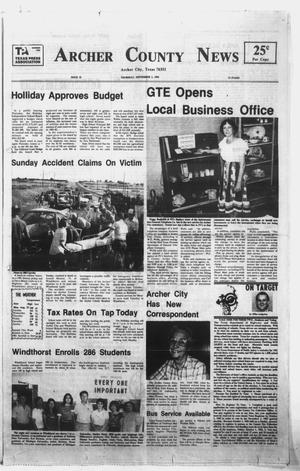 Archer County News (Archer City, Tex.), No. 35, Ed. 1 Thursday, September 2, 1982