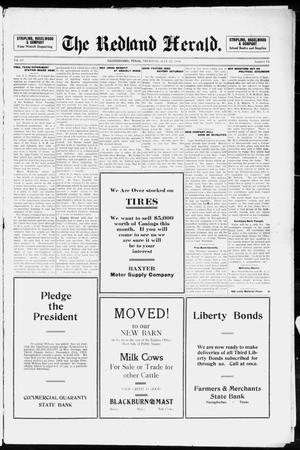 The Redland Herald. (Nacogdoches, Tex.), Vol. 23, No. 15, Ed. 1 Thursday, July 25, 1918