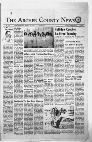 The Archer County News (Archer City, Tex.), Vol. 60, No. 8, Ed. 1 Thursday, February 24, 1977