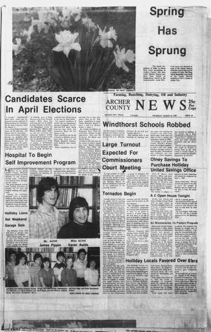 Primary view of object titled 'Archer County News (Archer City, Tex.), No. 10, Ed. 1 Thursday, March 10, 1983'.