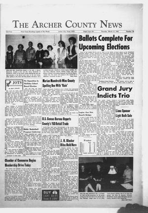 The Archer County News (Archer City, Tex.), Vol. 51, No. 10, Ed. 1 Thursday, March 11, 1965