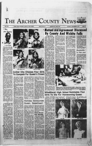 The Archer County News (Archer City, Tex.), Vol. 60, No. 39, Ed. 1 Thursday, September 29, 1977