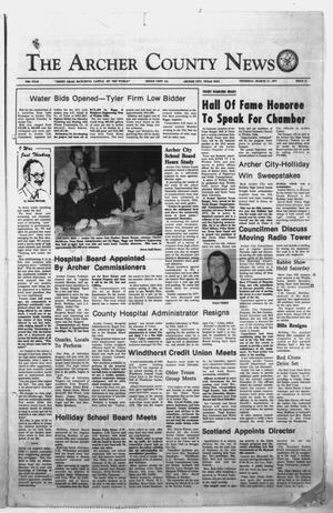 The Archer County News (Archer City, Tex.), Vol. 60, No. 11, Ed. 1 Thursday, March 17, 1977
