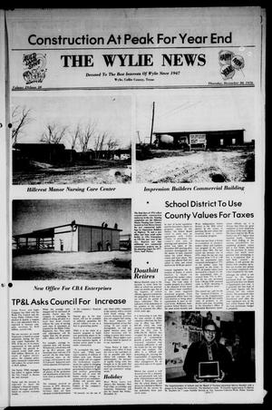 The Wylie News (Wylie, Tex.), Vol. 29, No. 27, Ed. 1 Thursday, December 30, 1976