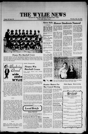 The Wylie News (Wylie, Tex.), Vol. 30, No. 48, Ed. 1 Thursday, May 18, 1978