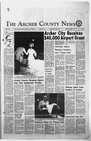The Archer County News (Archer City, Tex.), Vol. 60, No. 16, Ed. 1 Thursday, April 21, 1977