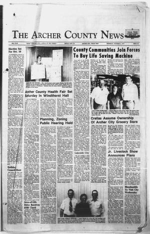 The Archer County News (Archer City, Tex.), Vol. 60, No. 40, Ed. 1 Thursday, October 6, 1977