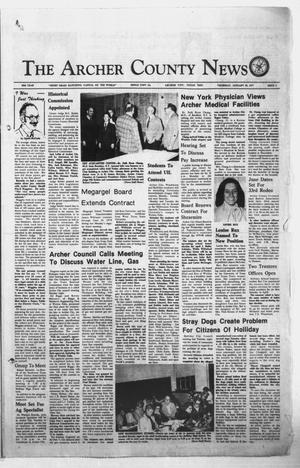 The Archer County News (Archer City, Tex.), Vol. 60TH YEAR, No. 3, Ed. 1 Thursday, January 20, 1977