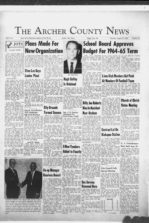 The Archer County News (Archer City, Tex.), Vol. 50, No. 35, Ed. 1 Thursday, August 27, 1964