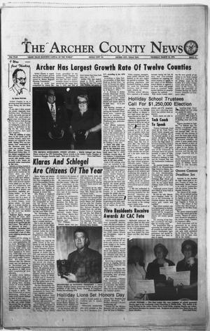 The Archer County News (Archer City, Tex.), Vol. 59TH YEAR, No. 11, Ed. 1 Thursday, March 18, 1976