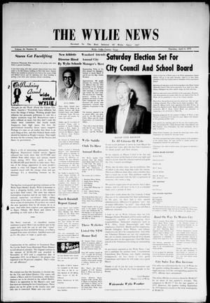 The Wylie News (Wylie, Tex.), Vol. 26, No. 41, Ed. 1 Thursday, April 4, 1974