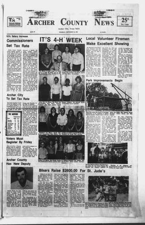 Archer County News (Archer City, Tex.), No. 39, Ed. 1 Thursday, September 30, 1982