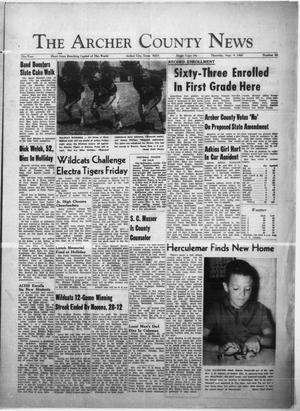 The Archer County News (Archer City, Tex.), Vol. 51, No. 36, Ed. 1 Thursday, September 9, 1965