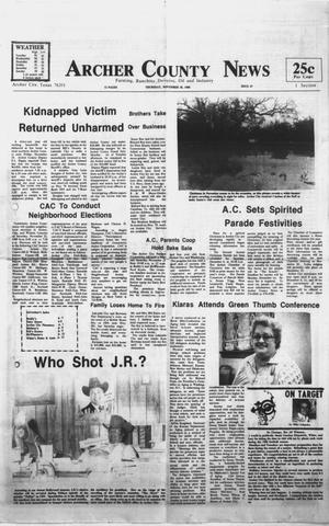 Archer County News (Archer City, Tex.), No. 47, Ed. 1 Thursday, November 20, 1980