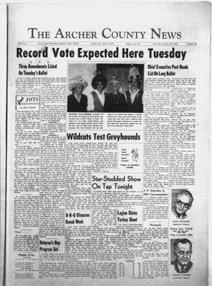The Archer County News (Archer City, Tex.), Vol. 50, No. 44, Ed. 1 Thursday, October 29, 1964