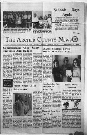 The Archer County News (Archer City, Tex.), Vol. 62nd YEAR, No. 34, Ed. 1 Thursday, August 30, 1979