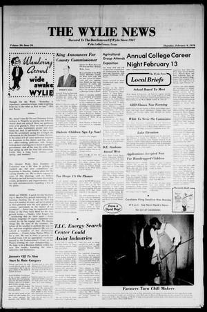 The Wylie News (Wylie, Tex.), Vol. 30, No. 34, Ed. 1 Thursday, February 9, 1978