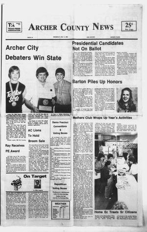 Primary view of object titled 'Archer County News (Archer City, Tex.), No. 18, Ed. 1 Thursday, May 3, 1984'.