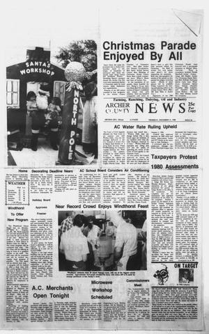 Archer County News (Archer City, Tex.), No. 50, Ed. 1 Thursday, December 11, 1980