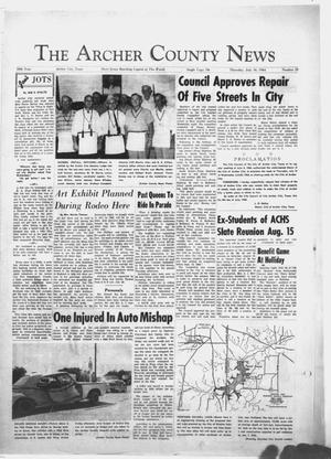 Primary view of object titled 'The Archer County News (Archer City, Tex.), Vol. 50, No. 29, Ed. 1 Thursday, July 16, 1964'.