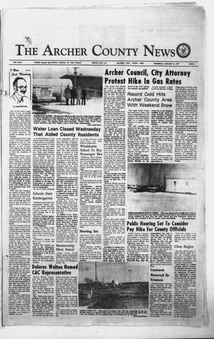 Primary view of object titled 'The Archer County News (Archer City, Tex.), Vol. 59TH YEAR, No. 2, Ed. 1 Thursday, January 13, 1977'.