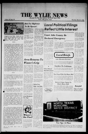 The Wylie News (Wylie, Tex.), Vol. 30, No. 38, Ed. 1 Thursday, March 9, 1978