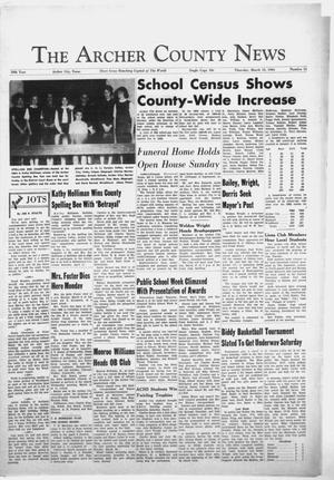 The Archer County News (Archer City, Tex.), Vol. 50, No. 11, Ed. 1 Thursday, March 12, 1964