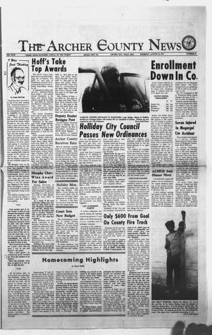 The Archer County News (Archer City, Tex.), Vol. 58TH YEAR, No. 35, Ed. 1 Thursday, August 28, 1975